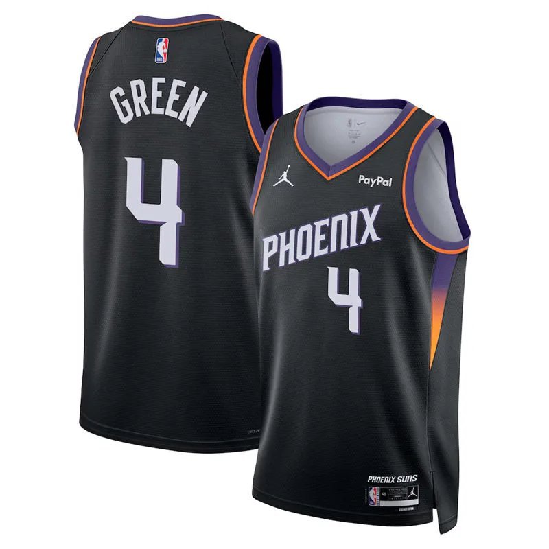 Phoenix Suns #4 Jalen Green Statement Edition Jersey Black 2025