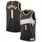 Phoenix Suns Devin Booker 2024 Basketball Stitched Jersey Black Gold