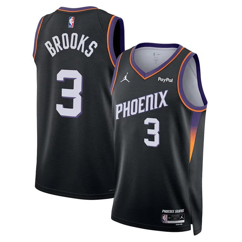 Phoenix Suns Dillon Brooks 2025-26 Black Statement Edition Swingman Jersey