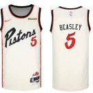 Pistons #5 Malik Beasley Cream 2024-25 City Edition Swingman Jersey