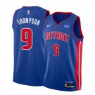 Pistons #9 Ausar Thompson Blue Icon Edition Jersey