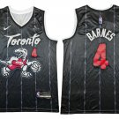 Raptors #4 Scottie Barnes Black City Edition Stitched Basketball Jersey 2025