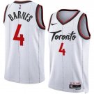 Raptors Scottie Barnes City Basketball Jersey White 2024