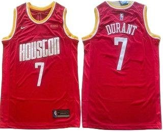 Rockets #7 Kevin Durant Red Classic Swingman Jersey