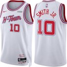Rockets #10 Jabari Smith Jr. White 2025-26 Stitched City Edition Jersey