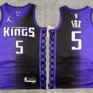 Sacramento Kings De'Aaron Fox Basketball Statement Jersey Purple 2024