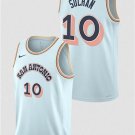 San Antonio Spurs #10 Jeremy Sochan Light Blue 202425 City Edition Stitched Jersey