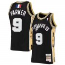 San Antonio Spurs Tony Parker Black 2001-02 Hardwood Classics Swingman Jersey