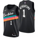Spurs #1 Victor Wembanyama Black 2026 City Edition Stitched Jersey