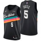 Spurs #5 Stephon Castle Black 2026 City Edition Stitched Jersey