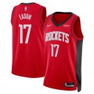 Tari Eason 17 Houston Rockets 2024-25 Icon Edition Jersey – Red