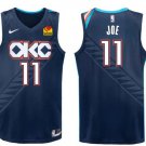 Thunder #11 Isaiah Joe Navy 2025 City Edition Swingman Jersey