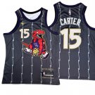 Toronto Raptors #15 Vince Carter Black 2024-25 City Edition Stitched Basketball Jersey