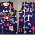 Toronto Raptors Tracy McGrady Graffiti Basketball Jersey Purple