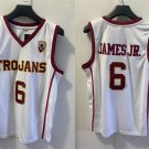 USC Trojans Bronny James Jr. College Basketball Jersey White
