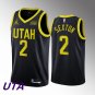 Utah Jazz Collin Sexton Jersey Black 2022-23
