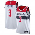 Washington Wizards #3 Trae Young White Association Edition Stitched Basketball