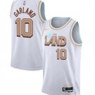 Youth Cleveland Cavaliers #10 Darius Garland City Edition Jersey White