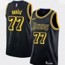 Youth Los Angeles Lakers #77 Luka Doncic Black Stitched Jersey