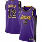 Youth Los Angeles Lakers Max Christie Purple 2024 Statement Edition Jersey