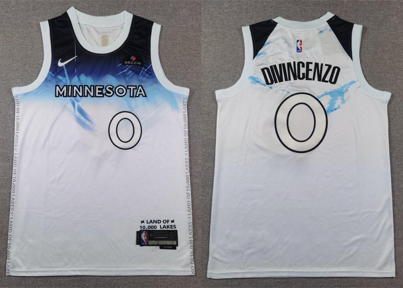 Youth Timberwolves #0 Donte DiVincenzo White 2025 City Edition Stitched Jersey