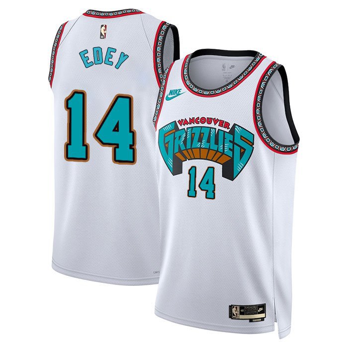 Zach Edey Memphis Grizzlies 2024 Classic Edition Fan Support Team Jersey &acirc;�� White