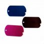 7 Blank Engravable ID Dog Tags Assorted Colors (DT-5)