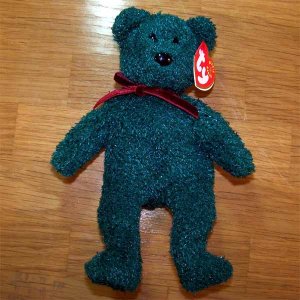 2001 Holiday Teddy Ty Beanie Baby MWMT