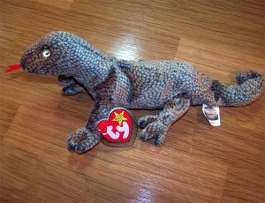 Scaly the Lizard Ty Beanie Baby MWMT