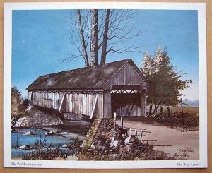 The Way Across Lithograph - Autographed by Artist Huey J. Theus