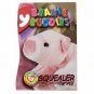 Squealer the Pig Beanie Buddies Magenta Ty Beanie Baby Single Card Series 3 (BB15)