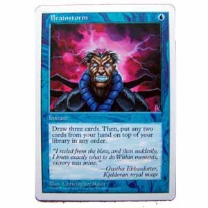Brainstorm - 5th Edition - Magic the Gathering Role Playing Single Card (MGT24)