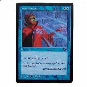 Counterspell - Tempest - Magic the Gathering Role Playing Single Card (MGT30)