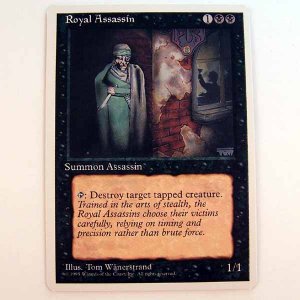Royal Assassin - 4th Edition - Magic the Gathering Role Playing Single Card (MTG78)
