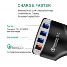 4 Port USB Fast Car Charger PD Adapter for Samsung iPhone Android Cell Phone