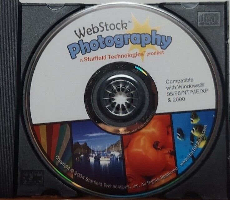 Vintage Software CD - Webstock Photography A Starfield Technologies product