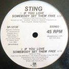 Sting ‎– If You Love Somebody Set Them Free 12" Maxi 1985