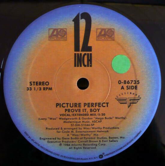Picture Perfect &acirc;��&acirc;�� Prove It, Boy Vinyl 12" Maxi 1986