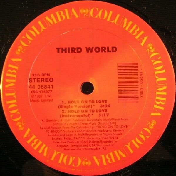 Third World &acirc;��&acirc;�� Hold On To Love / Reggae Radio Station 12" Vinyl 1987