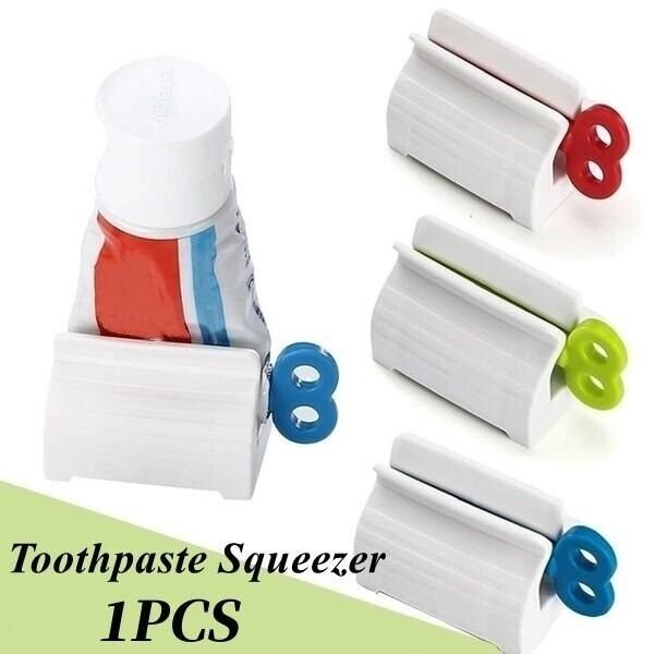 1 Pcs Toothpaste Squeezer Tube Dispenser -Easy Rolling Holder Stand for Bathroom