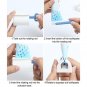 1 Pcs Toothpaste Squeezer Tube Dispenser -Easy Rolling Holder Stand for Bathroom