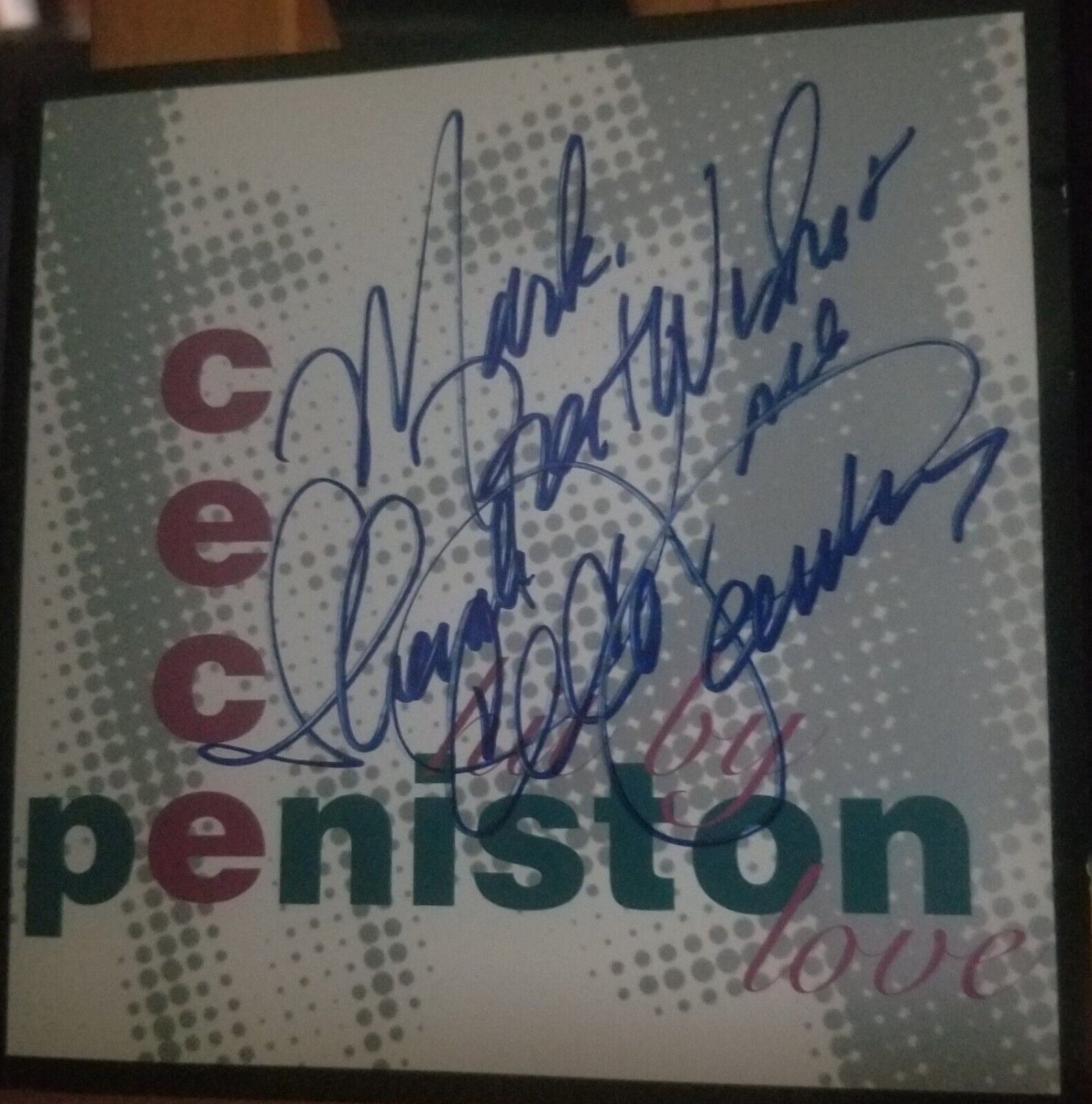 CeCe Peniston &acirc;��&acirc;�� Hit By Love CD Maxi Autographed 1994
