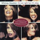 Whitney Houston ‎– It's Not Right But It's Okay CD 1999
