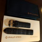 Philip Stein Genuine Alligator Denim Watch Band 2-AD 20mm New