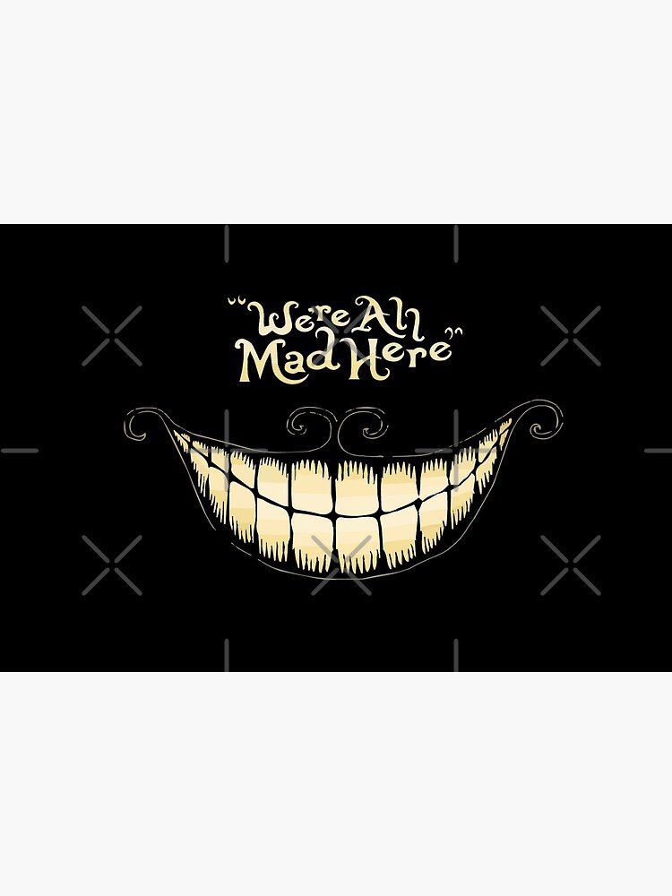 Alice-We're all mad here Bath Mat YaoXiao