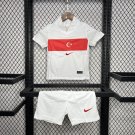 Turkiye Euro Home 24/25 Kids Kit Soccer Football Futbol Shirt Jersey