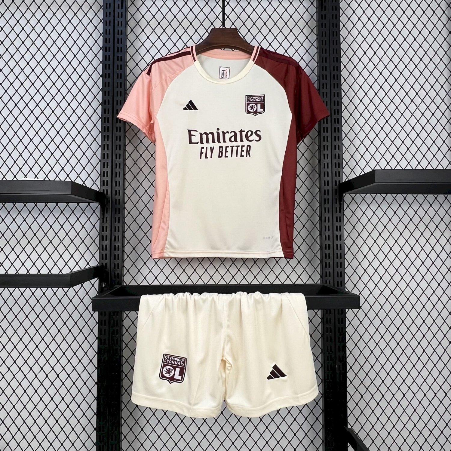 Olympique Lyonnais Third 24/25 Kids Kit Soccer Football Futbol Shirt Jersey