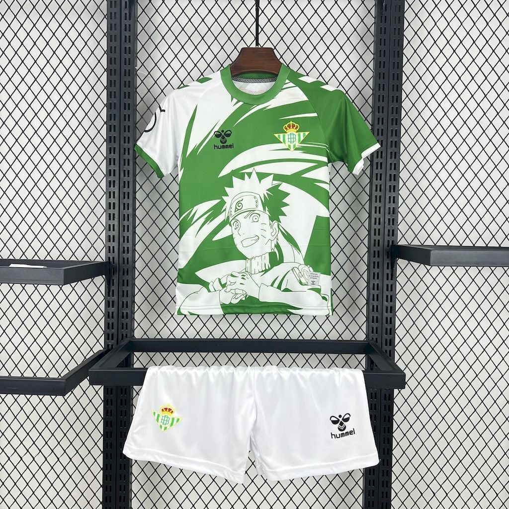 Real Betis Hummel x Limited-edition Naruto 25/26 Kids Jersey