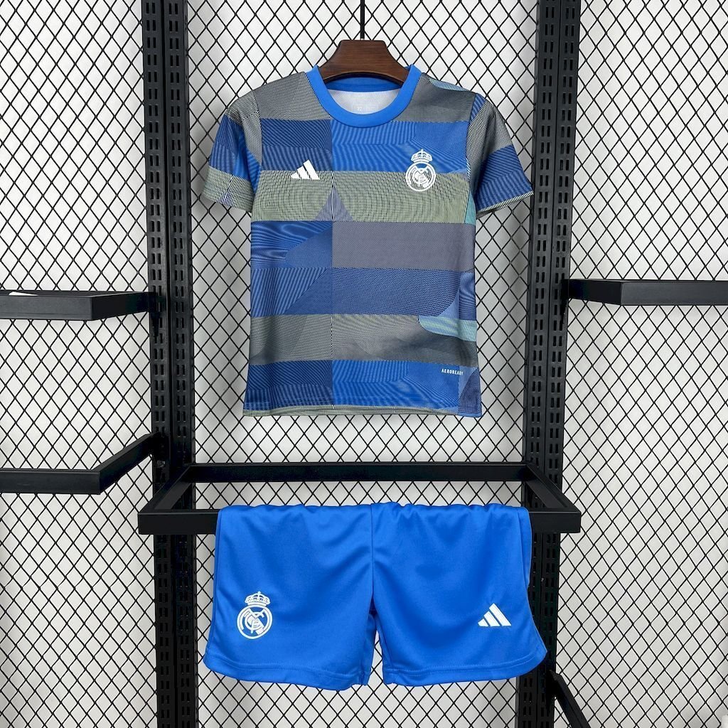 Real Madrid Pre-match training 25/26 Kids Jersey