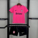 Sporting CP Pink October 24/25 Kids Kit Soccer Football Futbol Shirt Jersey